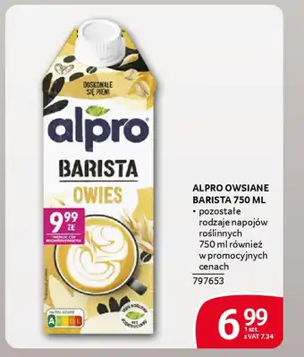 Selgros Alpro owsiane barista oferta