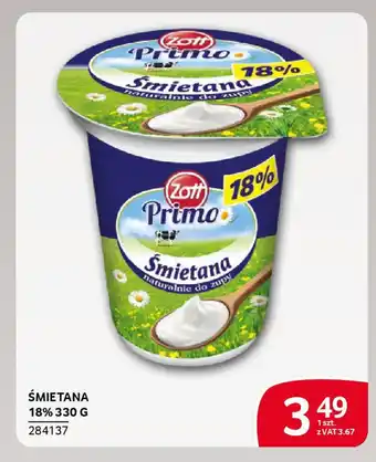 Selgros Śmietana 18% oferta