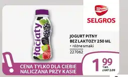 Selgros Jogurt pitny bez laktozy oferta