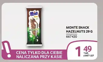 Selgros Monte snack hazelnuts oferta