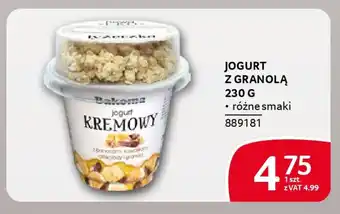 Selgros Jogurt z granolą oferta