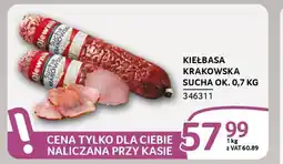 Selgros Kiełbasa krakowska sucha oferta