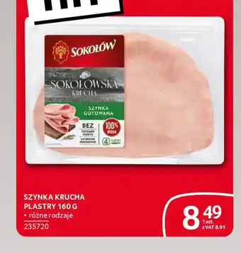 Selgros Szynka krucha plastry oferta