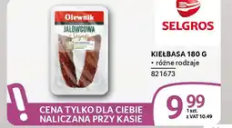 Selgros Kiełbasa oferta