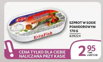 Selgros Szprot w sosie pomidorowym oferta