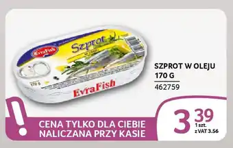 Selgros Szprot w oleju oferta