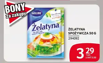 Selgros Żelatyna spożywcza oferta