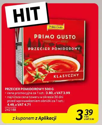 Selgros Przecier pomidorowy oferta