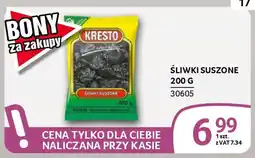 Selgros Śliwki suszone oferta