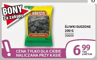 Selgros Śliwki suszone oferta