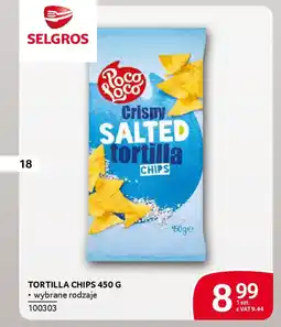 Selgros Tortilla chips oferta