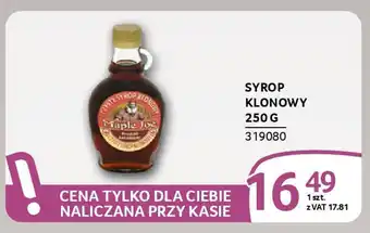 Selgros Syrop klonowy oferta