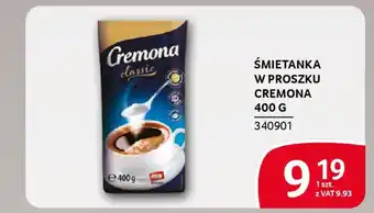 Selgros Śmietanka w proszku cremona oferta