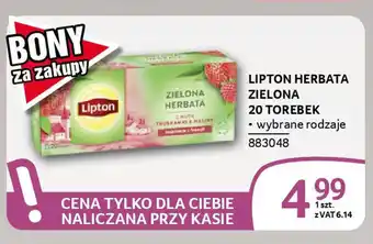 Selgros Lipton herbata zielona oferta