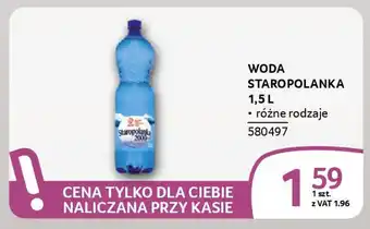 Selgros Woda staropolanka oferta