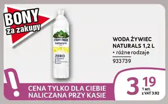 Selgros Woda żywiec naturals oferta