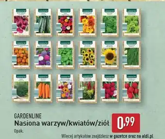 ALDI Nasiona ziół Gardenline oferta