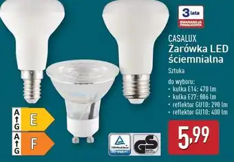 ALDI Żarówka led ściemnialna reflektor gu10 400 im Casalux oferta