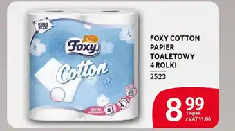 Selgros Foxy cotton papier toaletowy oferta