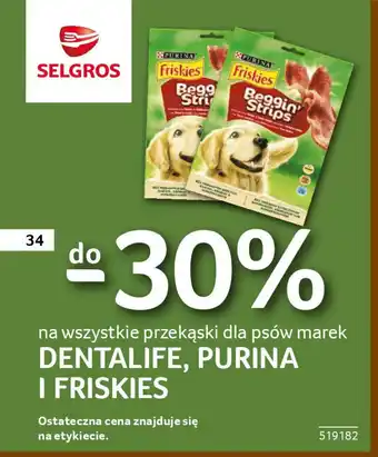 Selgros Dentalife, purina i friskies oferta