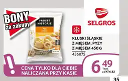 Selgros Kluski śląskie z mięsem, pyzy z mięsem oferta