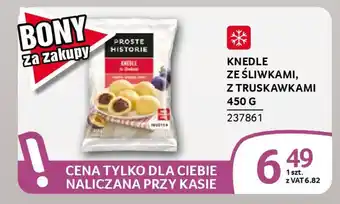 Selgros Knedle ze śliwkami, z truskawkami oferta