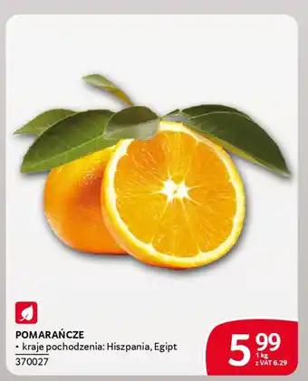 Selgros Pomarańcze oferta