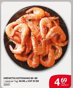 Selgros Krewetki gotowane 60-80 oferta