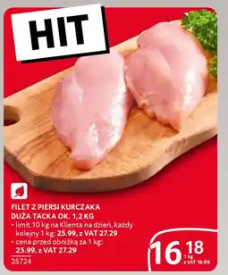 Selgros Filet z piersi kurczaka duża tacka oferta