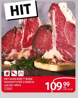 Selgros Dry aged beef t-bone wołowy stek z kością oferta