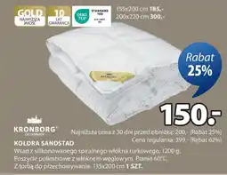 JYSK Kronborg kołdra standard oferta