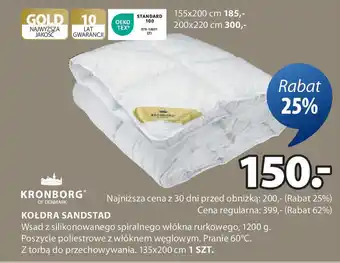 JYSK Kronborg kołdra standard oferta