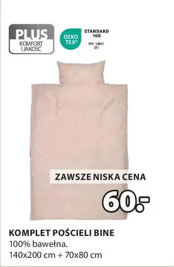 JYSK Komplet pościeli bine oferta