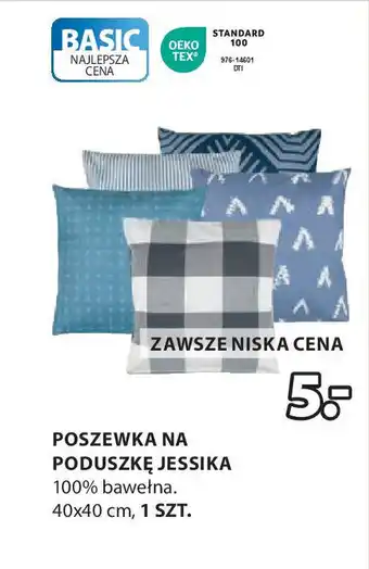 JYSK Poszewka na poduszkę jessika oferta