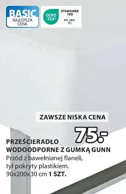 JYSK Prześcieradło wodoodporne z gumką gunn oferta