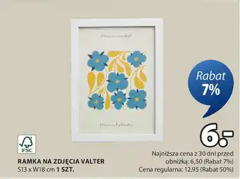 JYSK Ramka na zdjęcia valter oferta