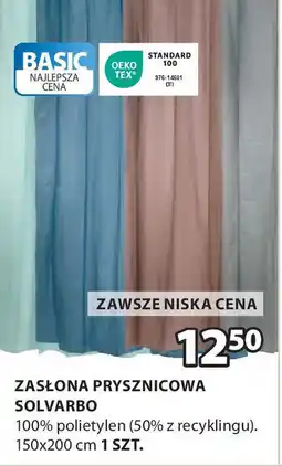 JYSK Zasłona prysznicowa solvarbo oferta