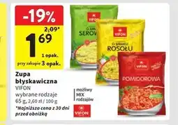 Intermarche Vifon Zupa błyskawiczna o smaku rosołu 65 g oferta