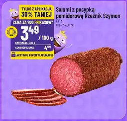 Polomarket Salami z posypką pomidorową Rzeźnik Szymon oferta