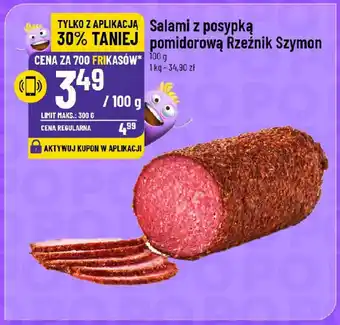 Polomarket Salami z posypką pomidorową Rzeźnik Szymon oferta