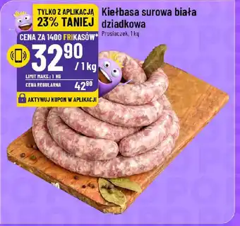 Polomarket Kiełbasa surowa biała dziadkowa Prosiaczek oferta