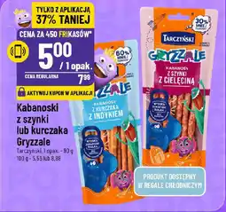 Polomarket Kabanoski z szynki lub kurczaka Gryzzale Tarczyński oferta