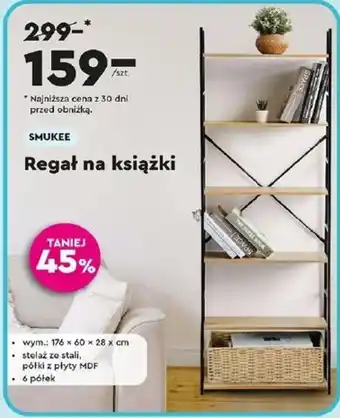 Biedronka SMUKEE Regał na książki oferta