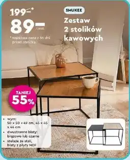 Biedronka SMUKEE Zestaw 2 stolików kawowych oferta