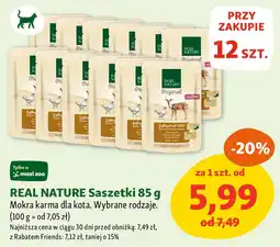 Maxi Zoo REAL NATURE Saszetki Mokra karma dla kota oferta