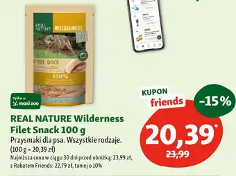 Maxi Zoo REAL NATURE Wilderness Filet Snack Przysmaki dla psa oferta