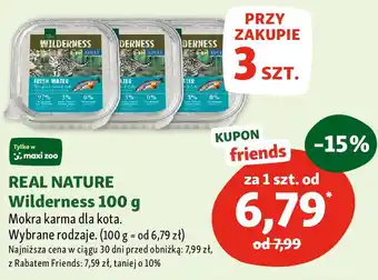 Maxi Zoo REAL NATURE Wilderness Mokra karma dla kota oferta