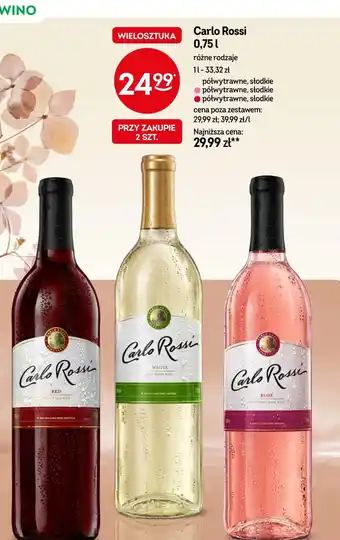 Żabka Wino Carlo Rossi oferta