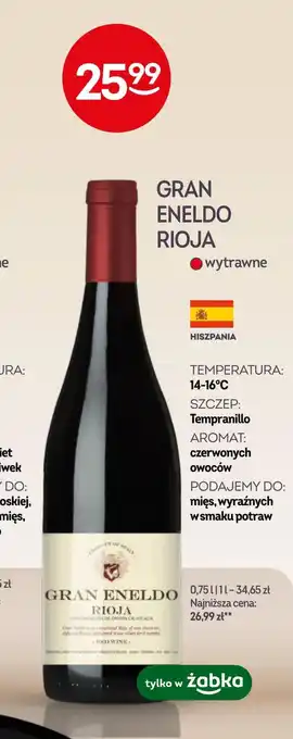 Żabka Wino Gran eneldo rioja oferta