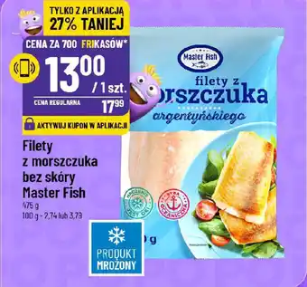 Polomarket Filety z morszczuka bez skóry Master Fish oferta